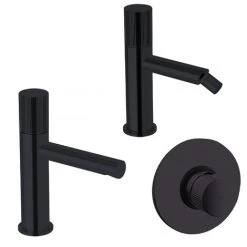 Paffoni Jo Black Matt Mitigeur Lavabo-bidet-douche