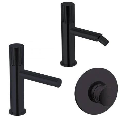 Paffoni Jo Black Matt Mitigeur Lavabo-bidet-douche 3 Paffoni Jo Black Matt Mitigeur Lavabo-bidet-douche