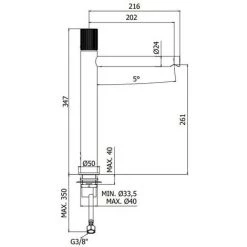 Ensemble De Mitigeurs Haut Lavabo-bidet-douche Avec Inverseur Paffoni Jo Cromato 10 Ensemble De Mitigeurs Haut Lavabo-bidet-douche Avec Inverseur Paffoni Jo Cromato -PAFFONI Soldes 50947110 4