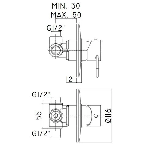 Paffoni Jocker Ensemble Chromé De Mitigeurs Lavabo, Bidet Et Douche 7 Paffoni Jocker Ensemble Chromé De Mitigeurs Lavabo, Bidet Et Douche – Image 5
