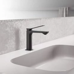 Mitigeur Lavabo Avec Vidage Automatique Paffoni Tilt Matt Black 8 Mitigeur Lavabo Avec Vidage Automatique Paffoni Tilt Matt Black -PAFFONI Soldes 50947144 3