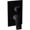 Mitigeur De Douche à Encastrer à Deux Sorties Avec Inverseur Mécanique Modèle Tilt Paffoni Noir Mat -PAFFONI Soldes 50947181 1