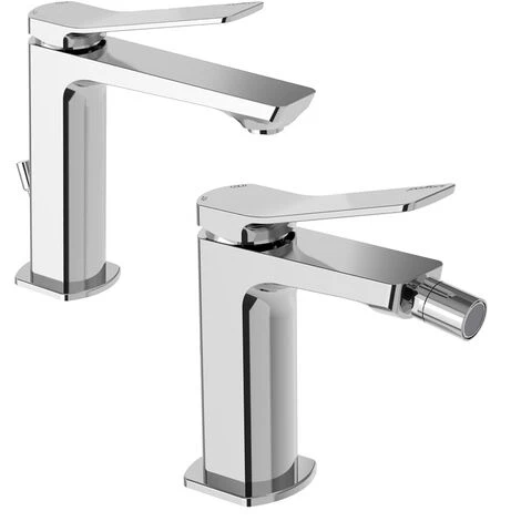 Mitigeurs Lavabo Et Bidet En Laiton Modèle Tilt Paffoni Chrome 3 Mitigeurs Lavabo Et Bidet En Laiton Modèle Tilt Paffoni Chrome
