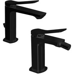 Mitigeurs Lavabo Et Bidet En Laiton Modèle Tilt Paffoni Matt Black