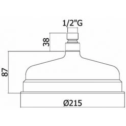 Pommeau De Douche Circulaire En Métal Paffoni Belinda En Laiton Chromé Poli 7 Pommeau De Douche Circulaire En Métal Paffoni Belinda En Laiton Chromé Poli -PAFFONI Soldes 51535764 3