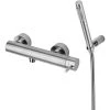 Mitigeur Douche Externe Avec Support Mural Et Douchette Paffoni Light Steel Looking 2 Mitigeur Douche Externe Avec Support Mural Et Douchette Paffoni Light Steel Looking -PAFFONI Soldes 51535784 1