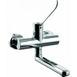 Paffoni Red Mélangeur De Cuisine 3/8 Pouce Tuyau Flexible 1 Trou De Robinet Chrome Brillant - Chrome