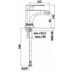 Mitigeur Bidet En Laiton Chromé Paffoni SLY SY131CR | Sans Vidage -PAFFONI Soldes 5383501 2