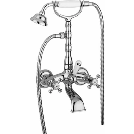 Mitigeur De Bain Externe Avec Set De Douche Et Déviateur Paffoni Belinda FBLV023 | Chromè-or - Chromè-or 3 Mitigeur De Bain Externe Avec Set De Douche Et Déviateur Paffoni Belinda FBLV023 | Chromè-or - Chromè-or