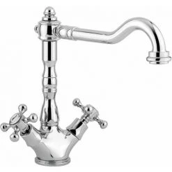 Mitigeur D'évier Avec Bec Pivotant Paffoni Belinda FBLV180 | Chromé - Chromé