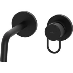 Mitigeur Mural Pour Vasque Paffoni Joker JK006-JK007 | Noir Mat - 178 Mm - Noir Mat