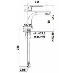 Mélangeur De Lavabo à économie D'énergie Paffoni SLY SY075CR-ES-SY071CR-ES | Sans Vidage 9 Mélangeur De Lavabo à économie D'énergie Paffoni SLY SY075CR-ES-SY071CR-ES | Sans Vidage -PAFFONI Soldes 6260387 4