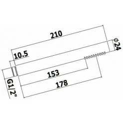Douche Ronde En Métal Paffoni ZDOC067 | Steel Looking -PAFFONI Soldes 63545201 2