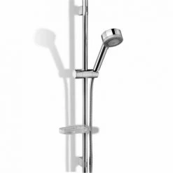Barre De Douche Paffoni Avec Tige Métallique ZSAL110 Et Douchette Ronde à 3 Jets
