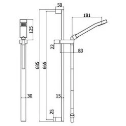 Des Hauts Et Des Bas Paffoni Empattement De Niveau 66,5 Cm Avec Porte-savon ZSAL079CR -PAFFONI Soldes 71208015 3