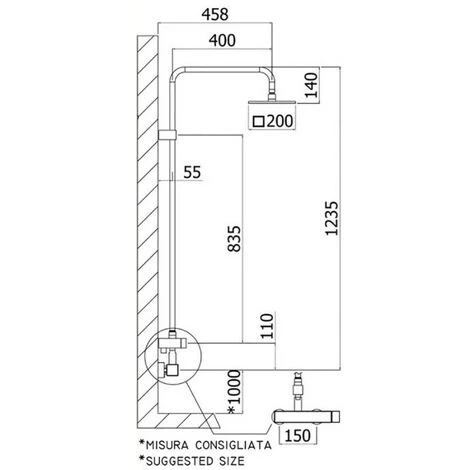 Paffoni Mod. LEVEL PLUS Colonne De Douche ZCOL 607 4 Paffoni Mod. LEVEL PLUS Colonne De Douche ZCOL 607 – Image 2