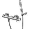 Mitigeur Douche Externe Avec Support Mural Et Douchette Paffoni Light Chrome 1 Mitigeur Douche Externe Avec Support Mural Et Douchette Paffoni Light Chrome -PAFFONI Soldes 71639004 1