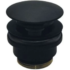 Bonde Clic-clac Avec Trop-plein Paffoni Light Exclusive Edition, Version Matt Black