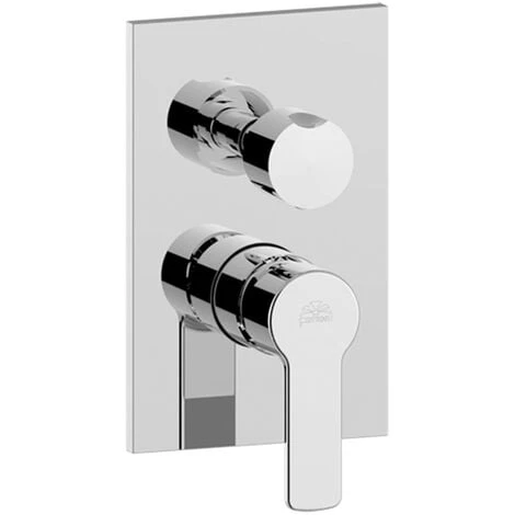 Mitigeur De Douche à Encastrer 3 Sorties Paffoni Rouge Avec Plaque En Métal 3 Mitigeur De Douche à Encastrer 3 Sorties Paffoni Rouge Avec Plaque En Métal