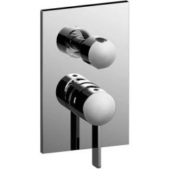 Mitigeur De Douche à Encastrer Avec 2 Sorties Paffoni Rock Avec Cartouche Inverseur