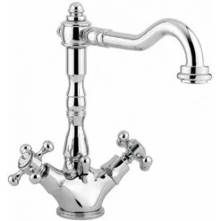 Mitigeur Lavabo Avec Bec Orientable Paffoni Belinda FBLV075 | Chromé - Chromé