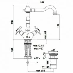 Mitigeur Lavabo Avec Bec Orientable Paffoni Belinda FBLV075 | Chromé - Chromé -PAFFONI Soldes 9254206 2